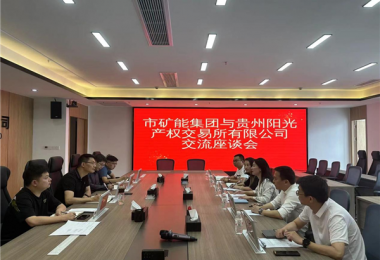 深化交流謀合作  攜手共贏促發(fā)展——貴州陽(yáng)光產(chǎn)權(quán)交易所與貴陽(yáng)市礦產(chǎn)能源投資集團(tuán)有限公司開展座談交流