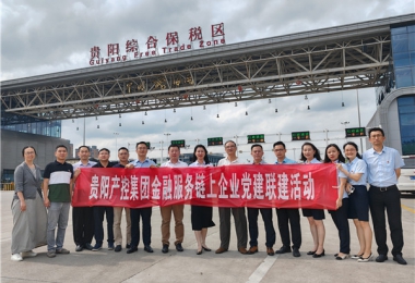 黨建引領(lǐng)聚合力  合作共贏謀發(fā)展——貴陽(yáng)產(chǎn)控集團(tuán)金融服務(wù)鏈企業(yè)與貴陽(yáng)綜保產(chǎn)發(fā)公司、貴金支付公司聯(lián)合開展黨建交流活動(dòng)